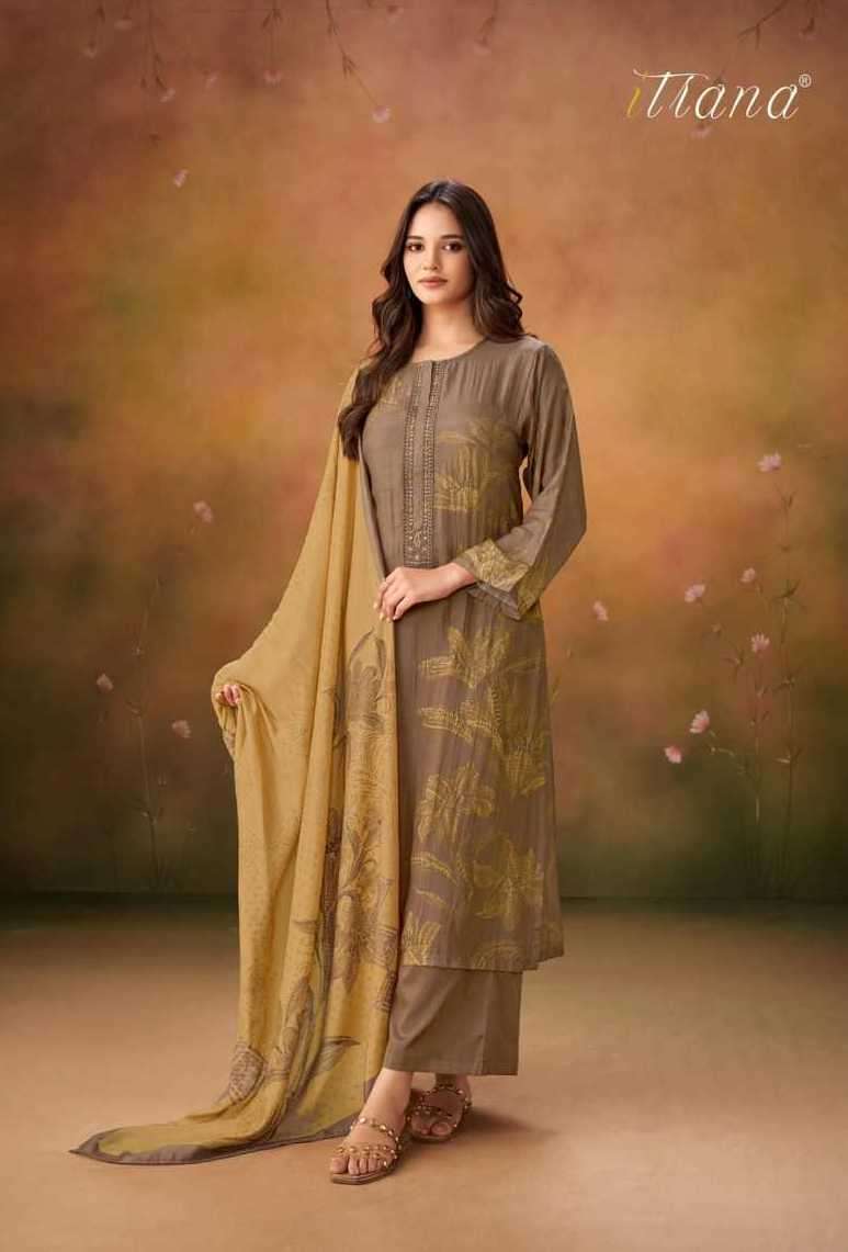 RICHA SERIES 500 BY ITRANA DESIGNER PRINTED AND WORK MUSLIN SUITS ARE AVAILABLE AT WHOLESALE PRICE