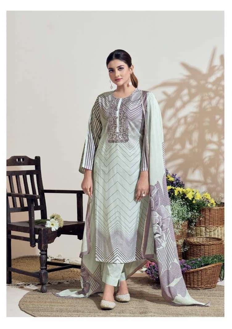 SUR SERIES 2000 BY ITRANA DESGNEE DIGITAL PRINTED AND WORK COTTON LAWN SUITS ARE AVAILABLE AT WHOLESALE PRICE 