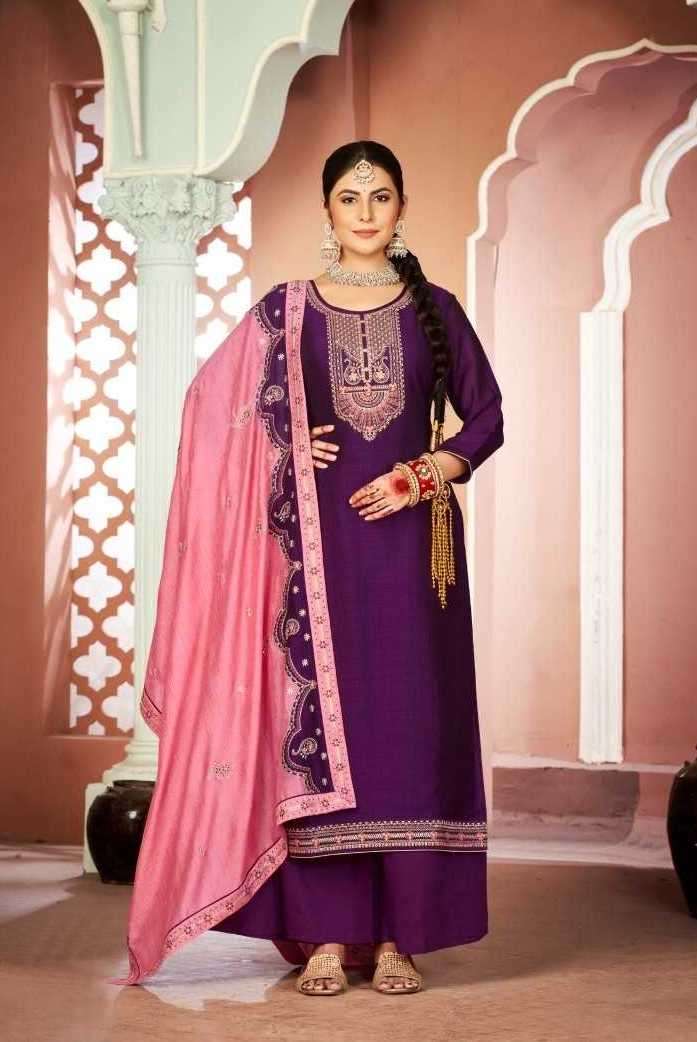 BARBIE SERIES 11511 TO 11516 BY KALARANG DESIGNER WORK VISCOSE SILK SUITS ARE AVAILABLE AT WHOLESALE PRICE