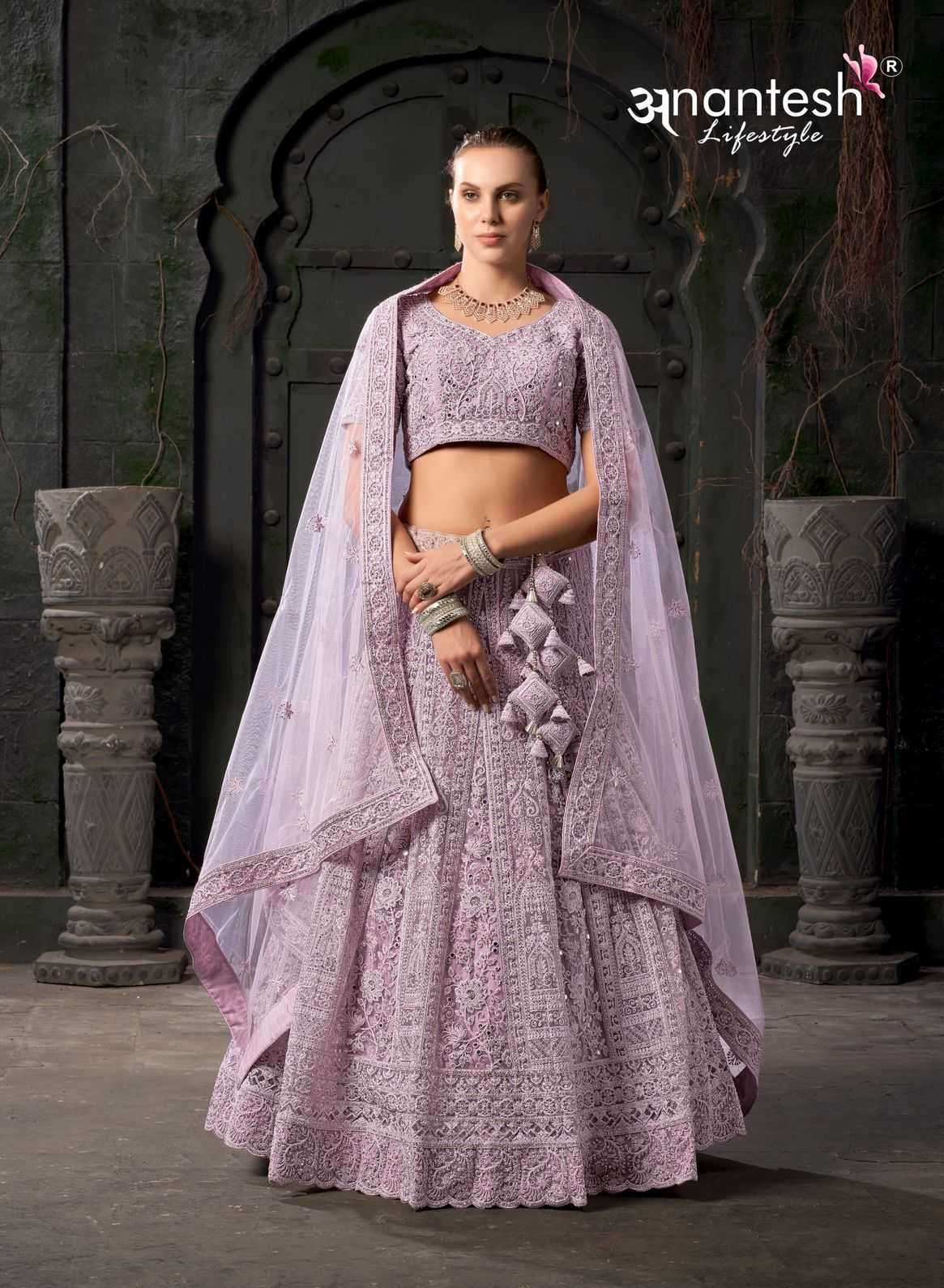 BRIDLE COUTURE VOL-3 SERIES 9011 BY ANANTESH DESIGNER HEAVY WORK READYMADE LEHENGAS ARE AVAILABLE AT WHOLESALE PRICE