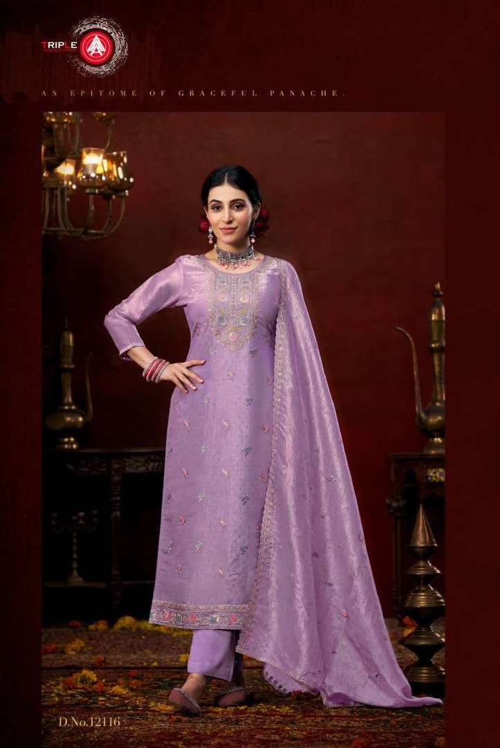 DIANA SERIES 12111 TO 12116 BY KALARANG DESIGNER WORK FANCY SUITS ARE AVAILABLE AT WHOLESALE PRICE