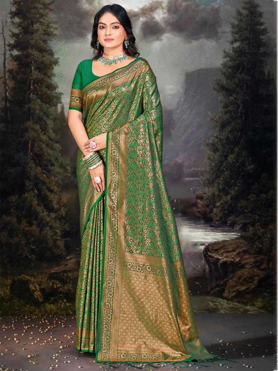 RAJWADI VOL-6 SERIES 1001 TO 1006 SAREE BY BUNAWAT DESIGNER BANARASI SILK SAREES ARE AVAILABLE AT WHOLESALE PRICE