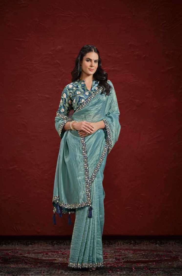 AAINA SERIES 24400 SAREE BY MAHOTSAV DESIGNER WORK FANCY SAREES ARE AVAILABLE AT WHOLESALE PRICE