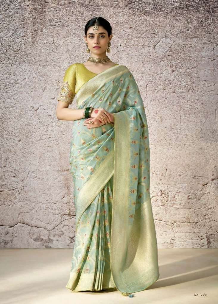 KASHI SERIES 288 TO 298 SAREE BY KIMORA DESIGNER BANARASI SAREES ARE AVAILABLE AT WHOLESALE PRICE 