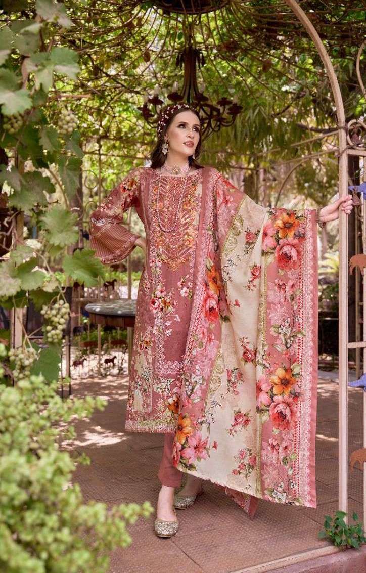 NAIRA VOL-80 SERIES 994 BY BELLIZA DESIGNER PRINTED AND WORK COTTON SUITS ARE AVAILABLE AT WHOLESALE PRICE