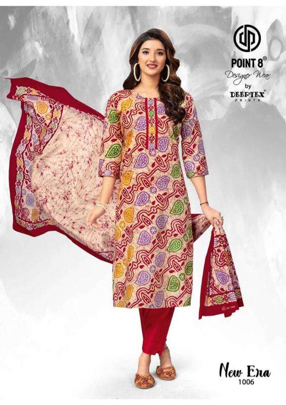 NEW ERA SERIES 1001 TO 1008 BY POINT 8 DEEPTEX DESIGNER PRINTED COTTON READYMADE SUITS ARE AVAILABLE AT WHOLESALE PRICE