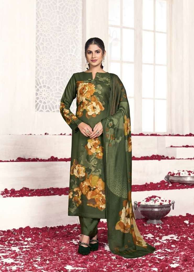 POORVA SERIES 8059 BY SIMAR DESIGNER DIGITAL PRINTED AND HAND WORK VISCOSE PASHMINA SUITS ARE AVAILABLE AT WHOLESALE PRICE 