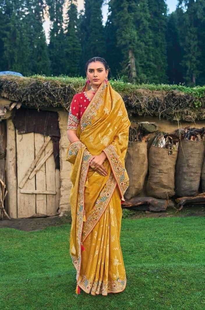 ANAARA SERIES 6601 TO 6609 SAREE BY TATHASTU DESIGNER WORK DOLA SILK SAREES ARE AVAILABLE AT WHOLESALE PRICE