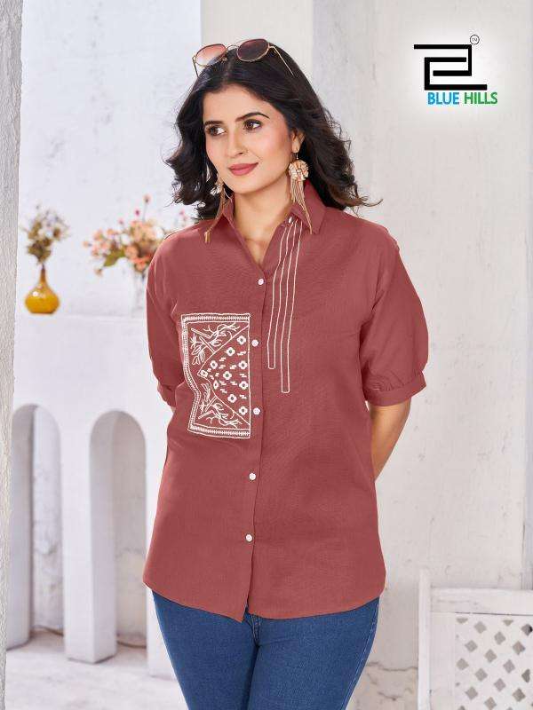 NATHALIA SERIES 1001 TO 1008 BY BLUE HILLS DESIGNER WORK COTTON TOPS ARE AVAILABLE AT WHOLESALE PRICE