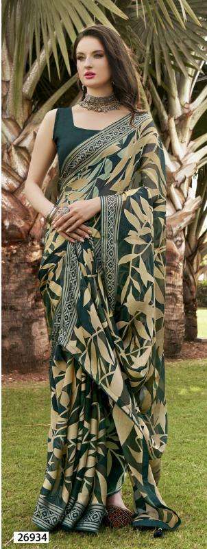 PRAVYA VOL-2 SERIES 26931 TO 26936 SAREE BY VALLABHI PRINTS DESIGNER BRASSO SAREES ARE AVAILABLE AT WHOLESALE PRICE