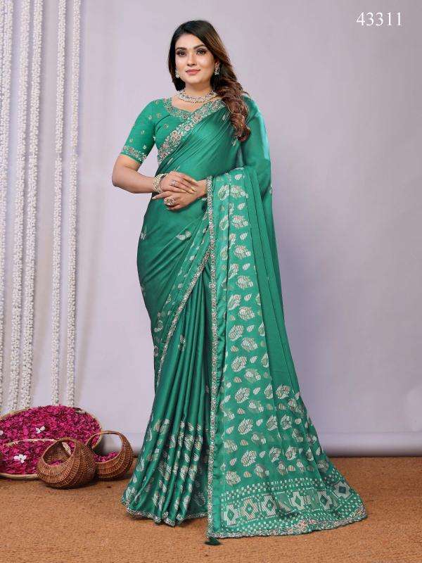 SAUMYA VOL-1 SERIES 43500 SAREE BY NORITA MAHOTSAV DESIGNER PARTY WEAR SILK SAREES ARE AVAILABLE AT WHOLESALE PRICE