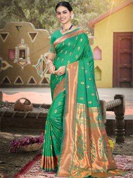 GAUTAMI SILK SERIES 1001 TO 1006 BY BUNAWAT DESIGNER SILK SAREES ARE AVAILABLE AT WHOLESALE PRICE