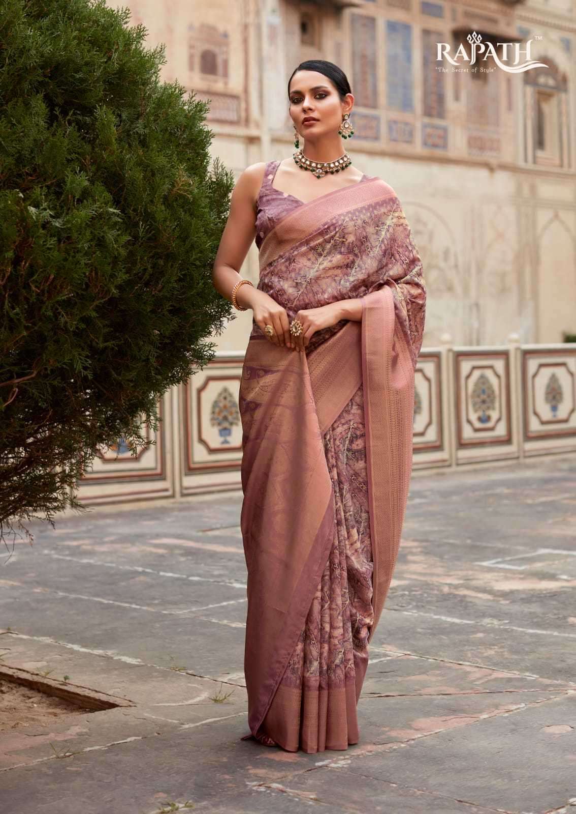 KAVISHA SILK SERIES 300001 TO 300008 SAREE BY RAJPATH DESIGNER SOFT TISSUE SAREES ARE AVAILABLE AT WHOLESALE PRICE