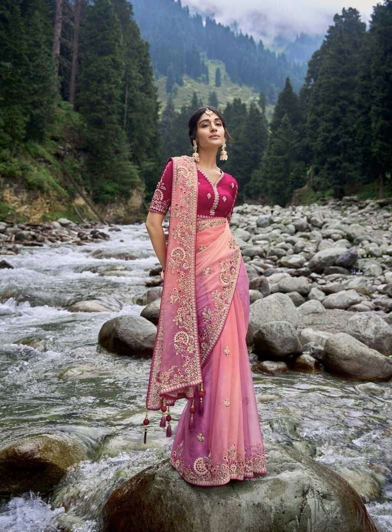 ANAARA SERIES 6401 TO 6411 SAREE BY TATHASTU DESIGNER WORK FANCY SAREES ARE AVAILABLE AT WHOLESALE PRICE