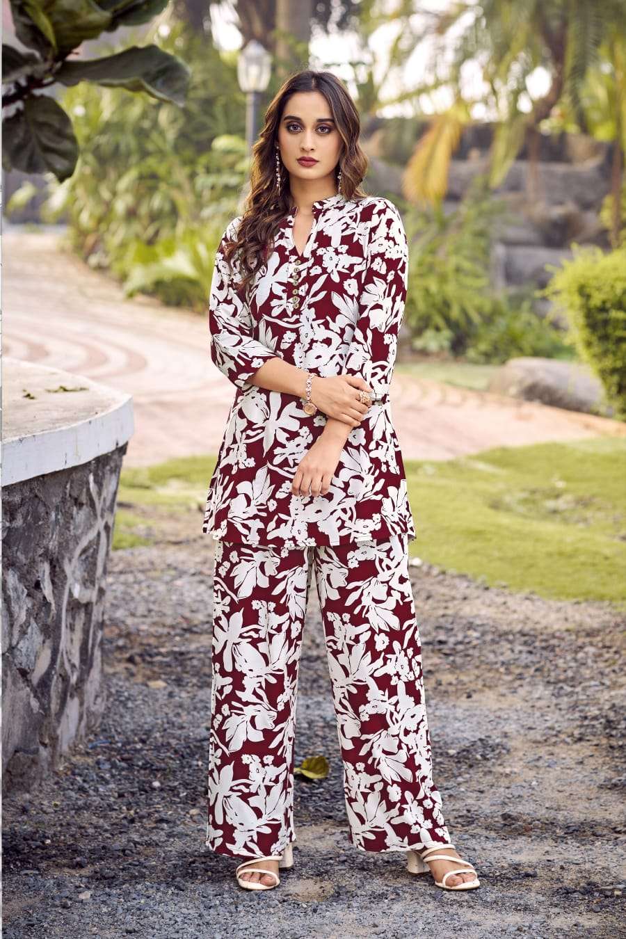 FASHION BEATS VOL-10 SERIES 1001 TO 1006 BY TIPS & TOPS DESIGNER PRINTED RAYON CO ORD SETS ARE AVAILABLE AT WHOLESALE PRICE