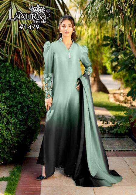 LAXURIA TRENDZ 1479 DESIGNER GEORGETTE READYMADE TOP WITH PANT AND DUPATTA ARE AVAILABLE AT WHOLESALE PRICE