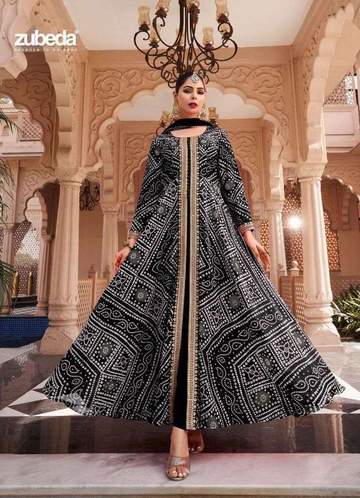 RANG MAHAL SERIES 478 TO 483 BY ZUBEDA DESIGNER PRINTED AND WORK CHINON READYMADE SUITS ARE AVAILABLE AT WHOLESALE PRICE