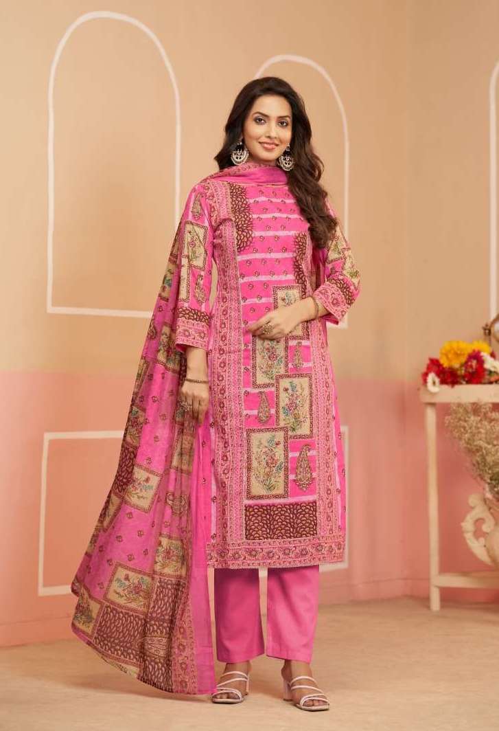 AVNEE VOL-2 SERIES 60001 TO 60004 BY RADHIKA AZARA DESIGNER PRINTED AND WORK LAWN COTTON SUITS ARE AVAILABLE AT WHOLESALE PRICE