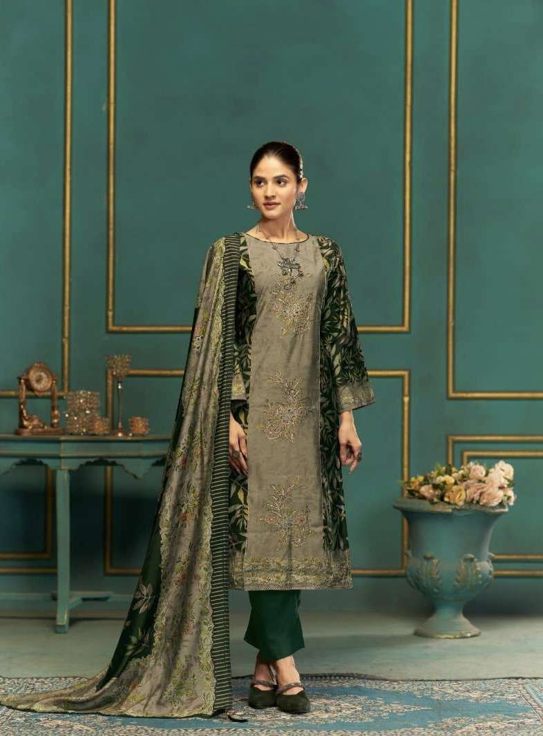 BEAUTY SILK VOL-2 SERIES 61001 TO 61004 BY RADHIKA AZARA DESIGNER PRINTED AND WORK MODAL MUSLIN SUITS ARE AVAILABLE AT WHOLESALE PRICE