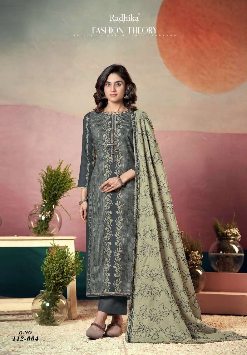 BLACK BERRY VOL-17 SERIES 112 BY RADHIKA AZARA DESIGNER WITH PRINTED BLOSSOM COTTON SUITS ARE AVAILABLE AT WHOLESALE PRICE