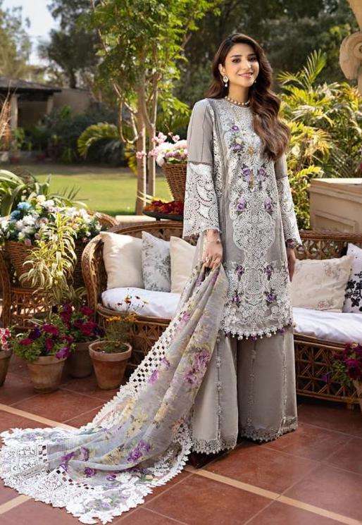 ELAF VOL-1 SERIES 1001 TO 1004 BY SHRADDHA DESIGNER EMBROIDERY WORK COTTON SUITS ARE AVAILABLE AT WHOLESALE PRICE