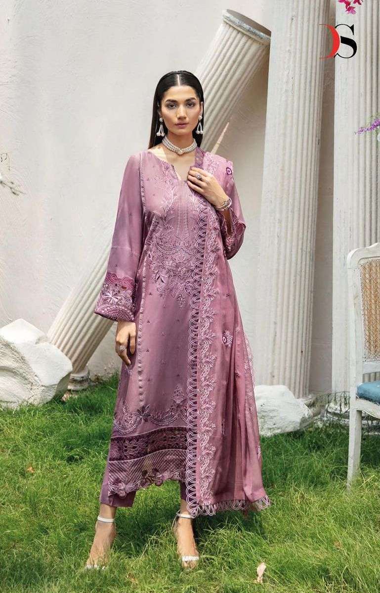 ELAN VOL-2 NX SERIES 1001 BY DEEPSY DESIGNER EMBROIDERY WORK COTTON SUITS ARE AVAILABLE AT WHOLESALE PRICE
