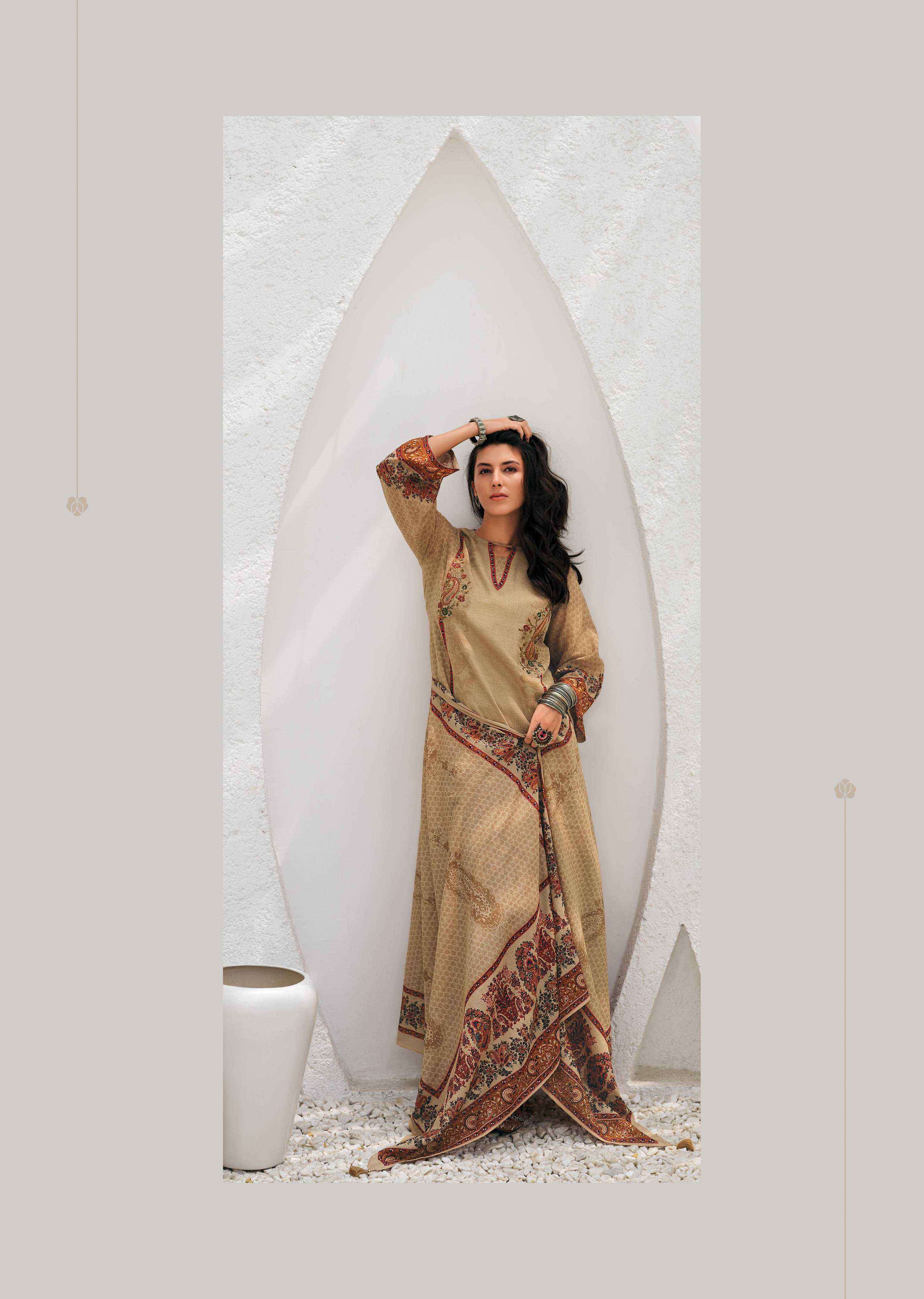 EMBER SERIES 01 TO 04 BY VARSHA DESIGNER PRINTED AND EMBROIDERY WORK COTTON SUITS ARE AVAILABLE AT WHOLESALE PRICE