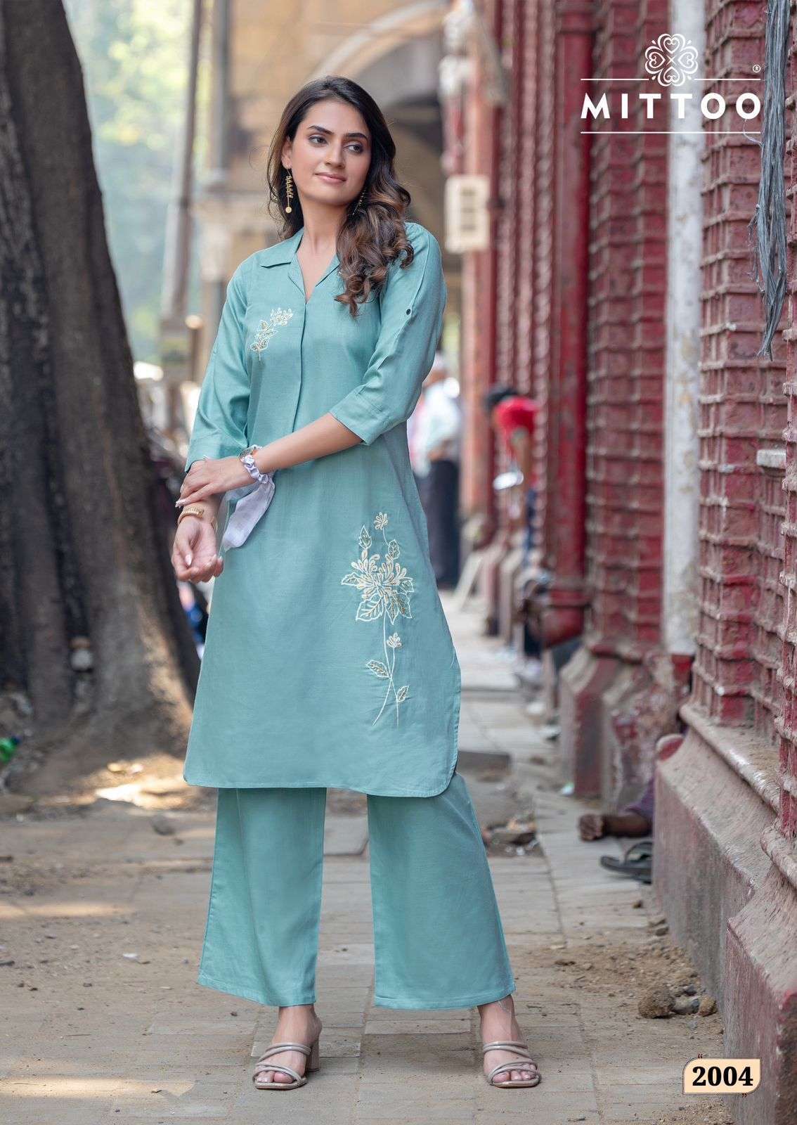 ESHANI SERIES 2001 TO 2006 BY MITTO DESIGNER WORK RAYON TOP WITH BOTTOM ARE AVAILABLE AT WHOLESALE PRICE