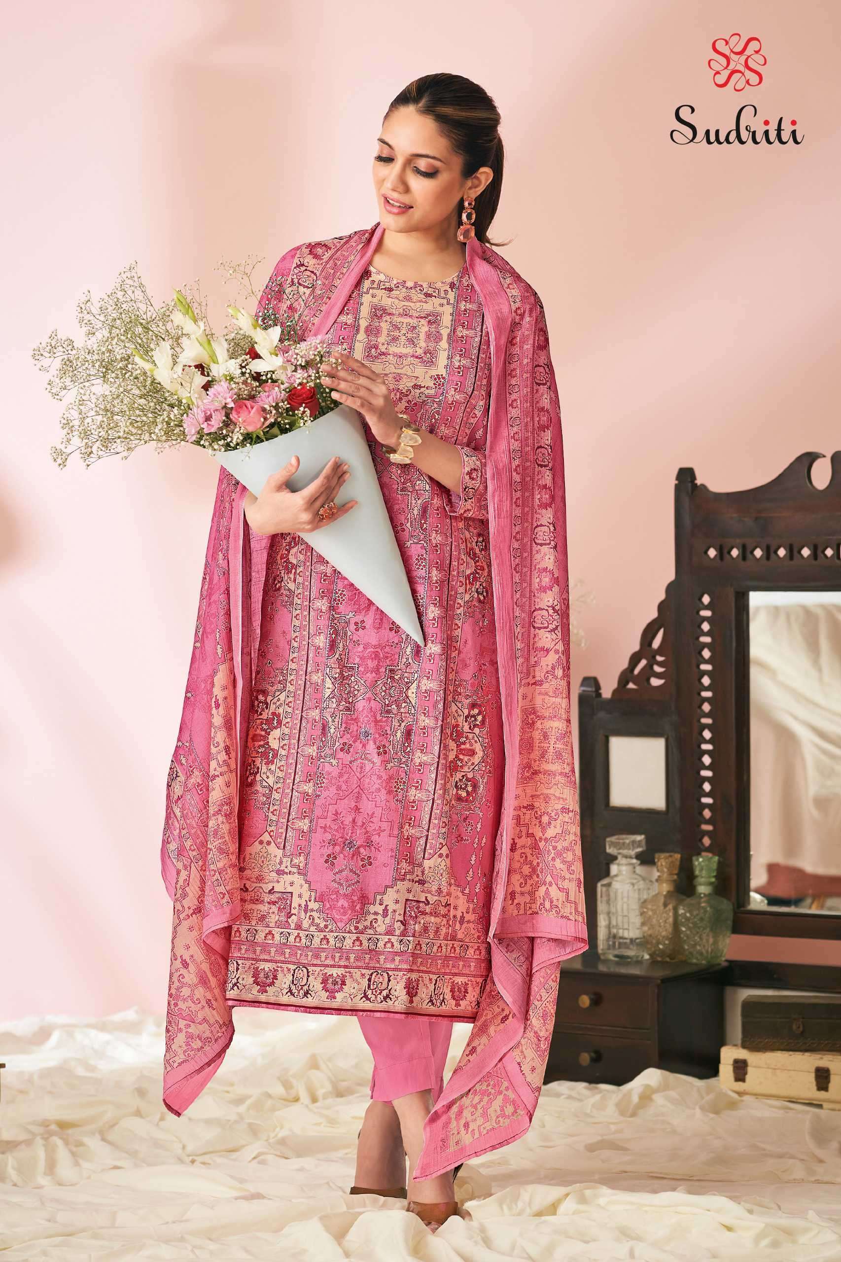 HARNOOR SERIES 1600 BY SUDRITI DESIGNER DIGITAL PRINTED AND HAND WORK COTTON LAWN SUITS ARE AVAILABLE AT WHOLESALE PRICE