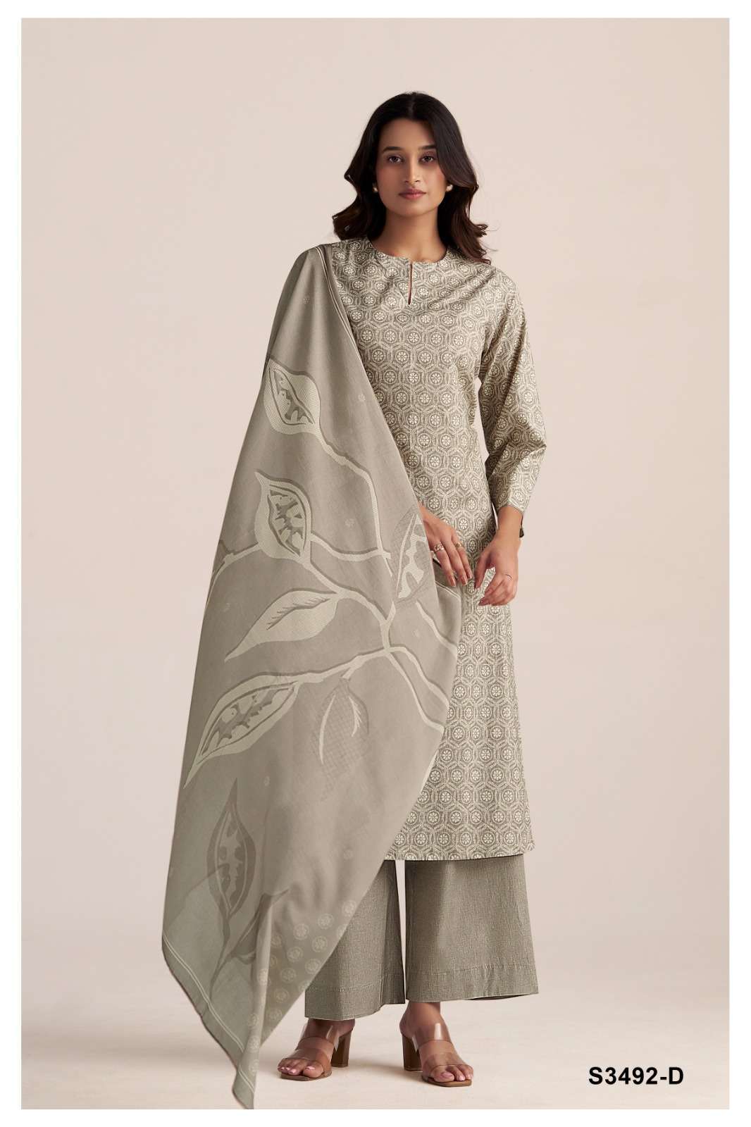 LENNON SERIES 3492 BY GANGA DESIGNER PRINTED PREMIUM COTTON SUITS ARE AVAILABLE AT WHOLESALE PRICE
