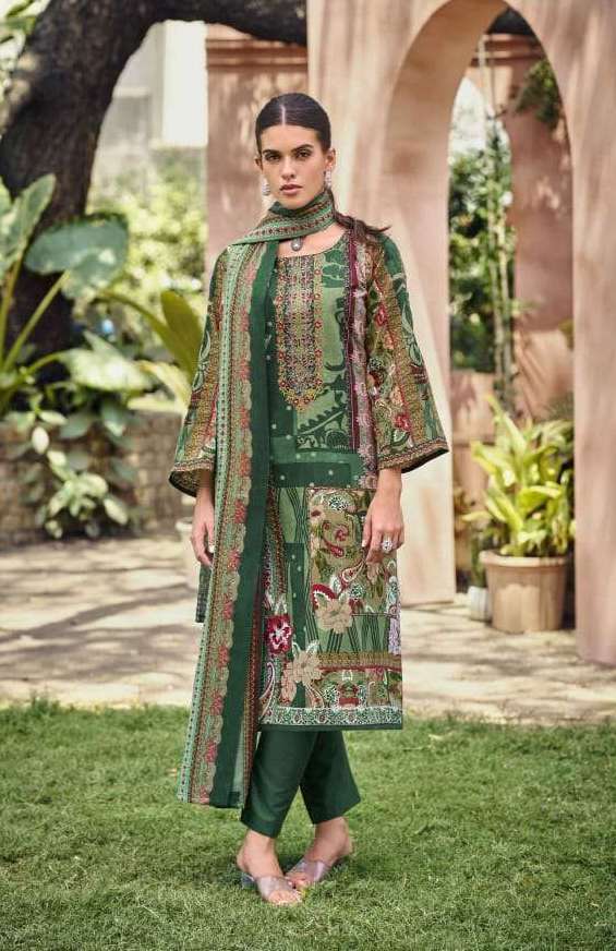 MUSAFIR SERIES 101 TO 104 BY RINAZ ARTS DESIGNER PRINTED AND WORK LAWN SUITS ARE AVAILABLE AT WHOLESALE PRICE
