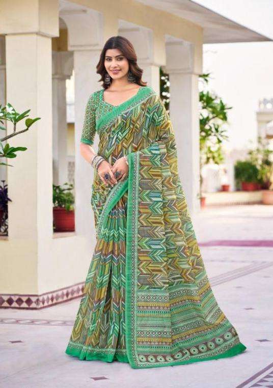 PRATIKSHA SERIES 89217 TO 89228 SAREE BY VIPUL DESIGNER PRINTED COTTON SAREES ARE AVAILABLE AT WHOLESALE PRICE