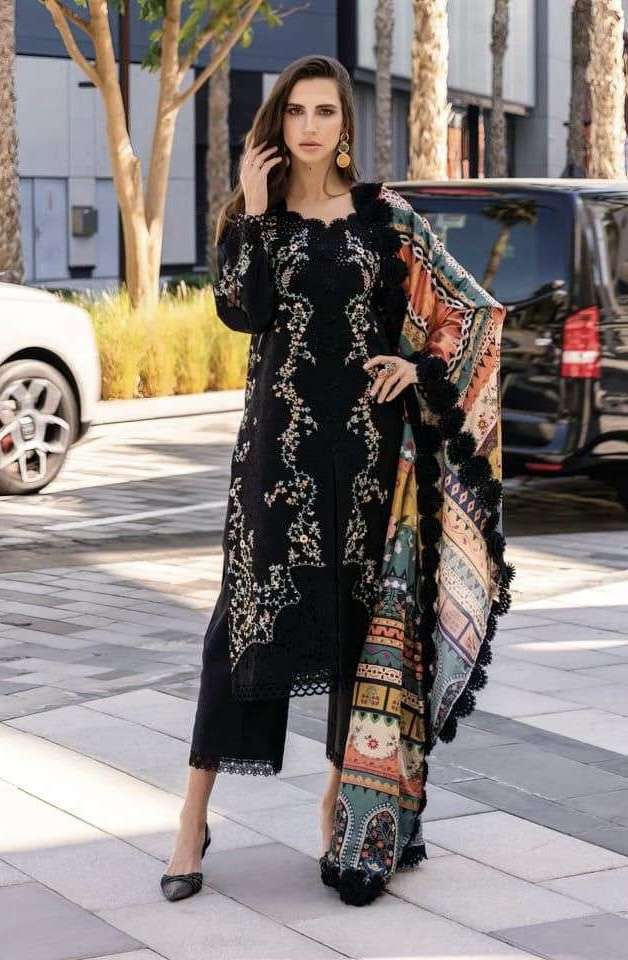 QALAMKAR LAWN 25 NX SERIES 1030 BY DEEPSY DESIGNER EMBROIDERY WORK COTTON SUITS ARE AVAILABLE AT WHOLESALE PRICE