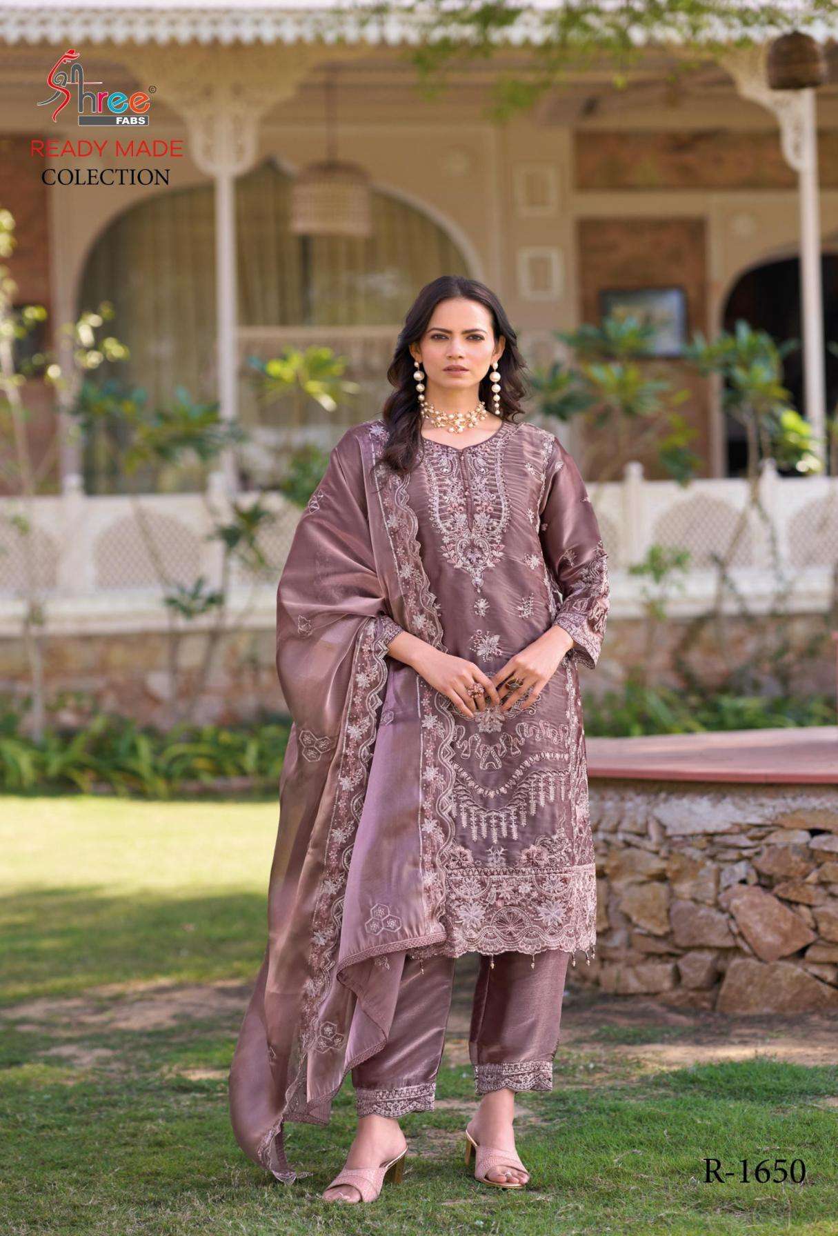 R 1650 BY SHREE FABS DESIGNER WORK JIMMY CHOO READYMADE STRAIGHT SUITS ARE AVAILABLE AT WHOLESALE PRICE