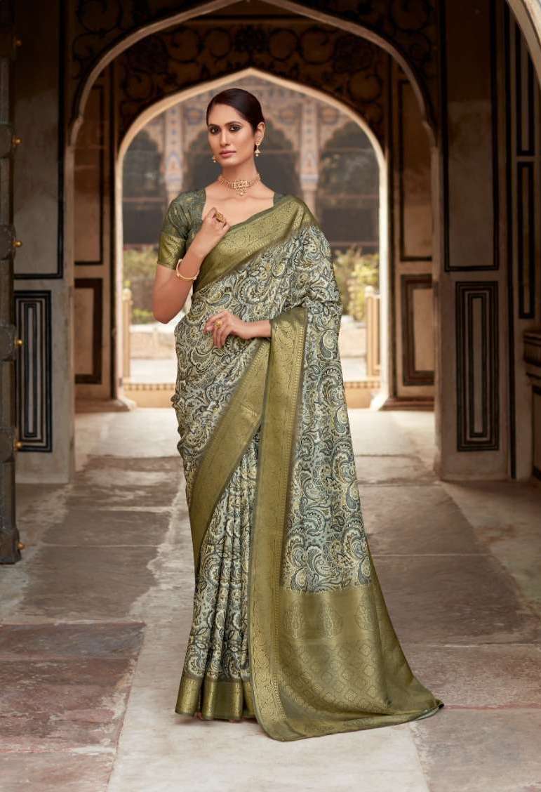 RASHMIKA SILK SERIES 230001 TO 230006 SAREE BY RAJPATH DESIGNER HANDLOOM SILK SAREES ARE AVAILABLE AT WHOLESALE PRICE