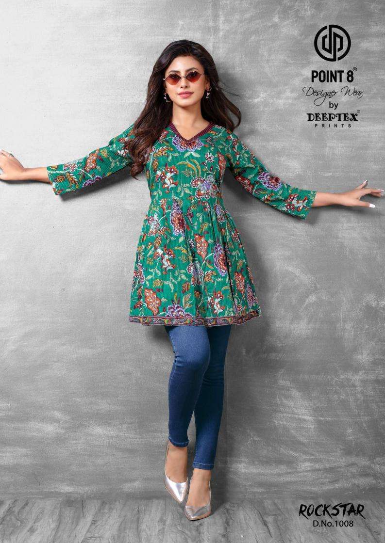 ROCKSTAR VOL-1 SERIES 1001 TO 1010 BY POINT 8 DEEPTEX DESIGNER PRINTED COTTON TOPS ARE AVAILABLE AT WHOLESALE PRICE