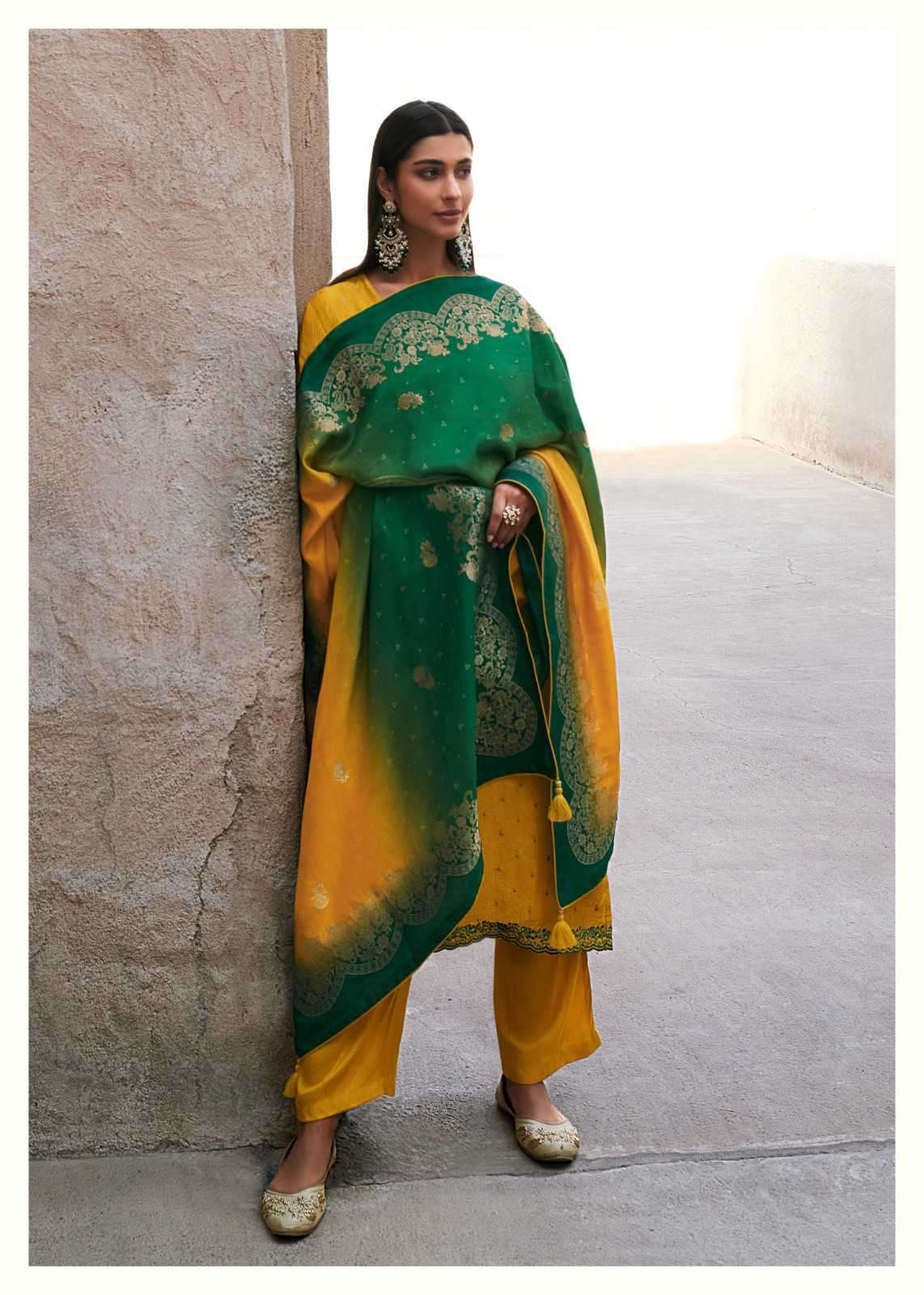 ROZANA SERIES 01 TO 03 BY VARSHA DESIGNER EMBROIDERY WORK VISCOSE SUITS ARE AVAILABLE AT WHOLESALE PRICE