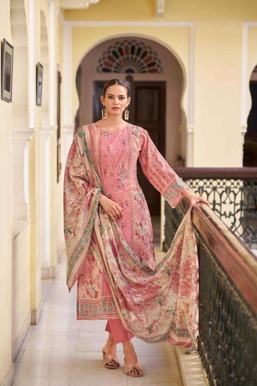 SAKSHI VOL-1 SERIES 1001 TO 1004 BY MUMTAZ ARTS DESIGNER PRINTED AND WORK CAMBRIC LAWN COTTON SUITS ARE AVAILABLE AT WHOLESALE PRICE