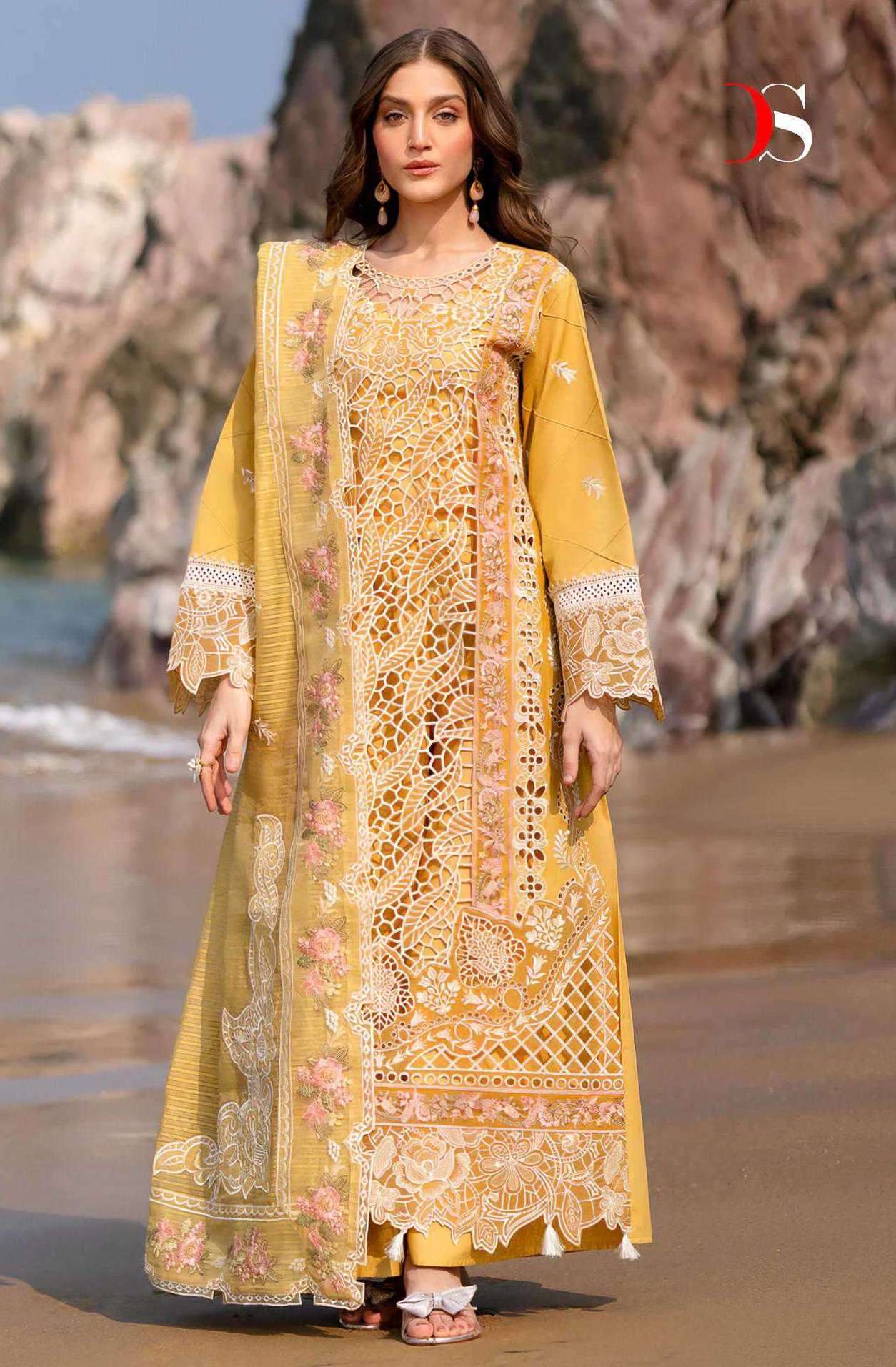 SIRENE LUXURY LAWN 25 SERIES 1141 TO 1146 BY DEEPSY DESIGNER EMBROIDERY WORK COTTON SUITS ARE AVAILABLE AT WHOLESALE PRICE