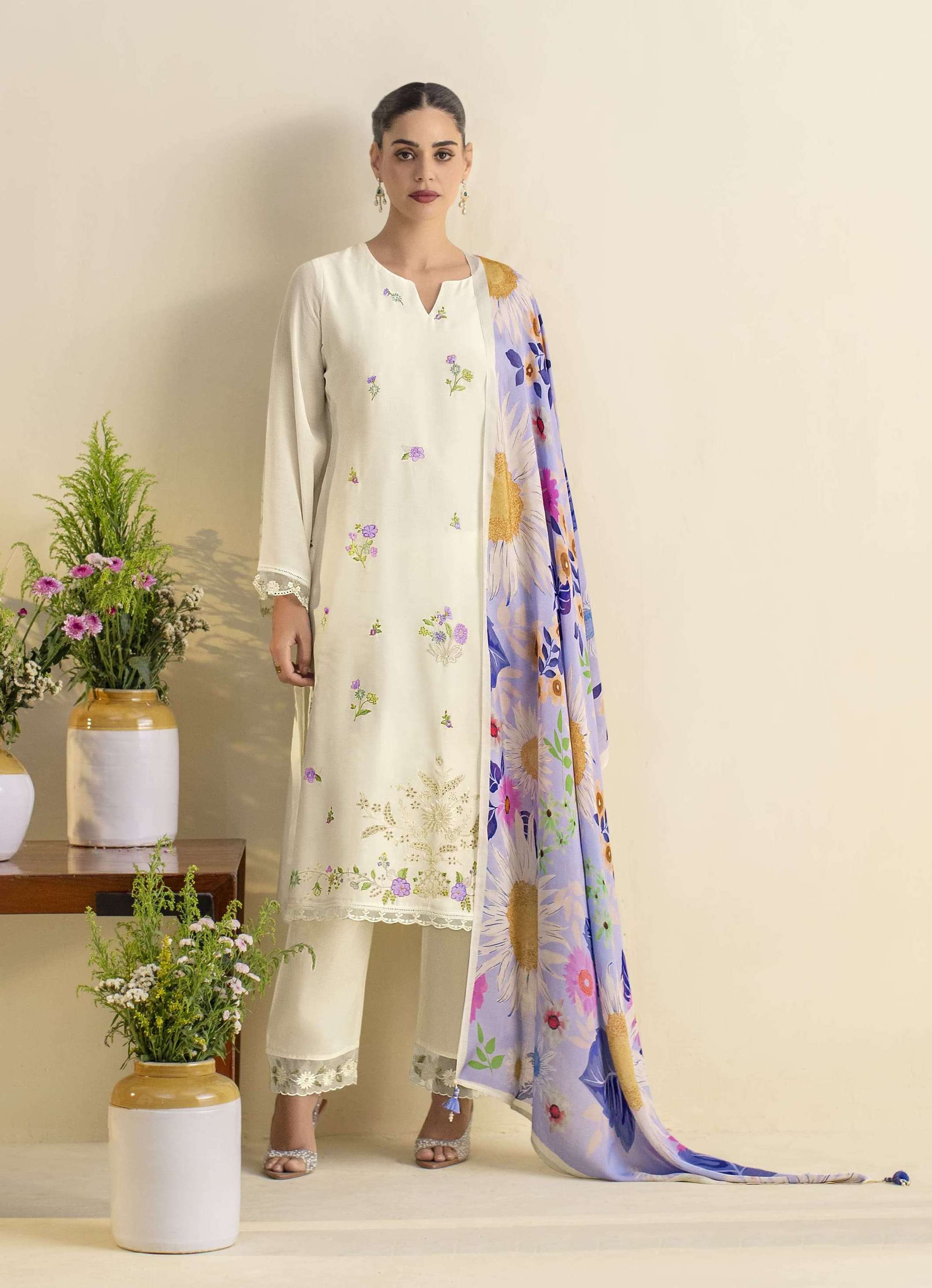 SURAJMUKHI SERIES 291 TO 294 BY SOHNI KIMORA DESIGNER PRINTED AND WORK LAWN SUITS ARE AVAILABLE AT WHOLESALE PRICCE