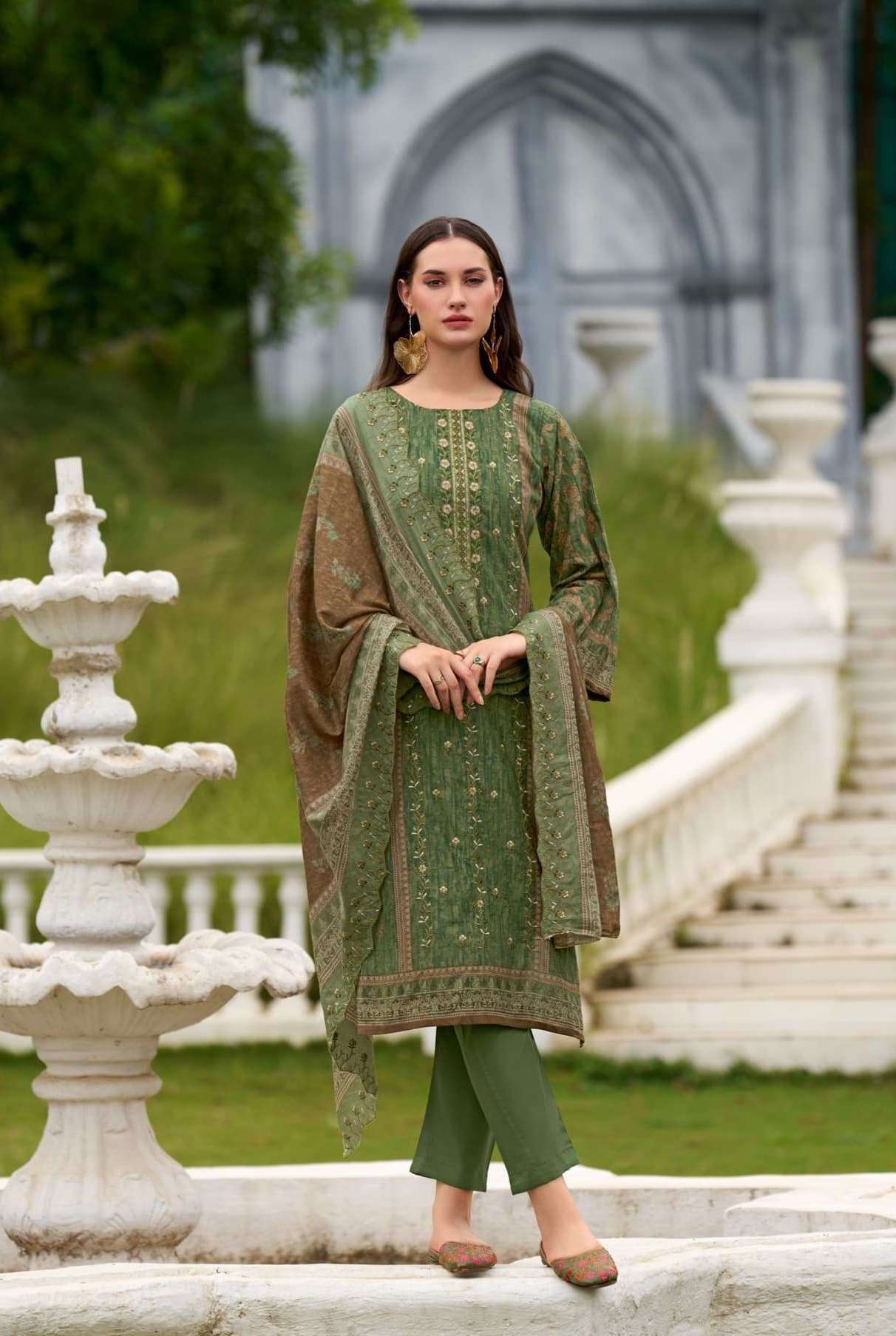 BIN SAEED LAWN COLLECTION VOL-15 SERIES 1501 TO 1506 BY SHRADDHA DESIGNER PRINTED AND WORK COTTON SUITS ARE AVAILABLE AT WHOLESALE PRICE