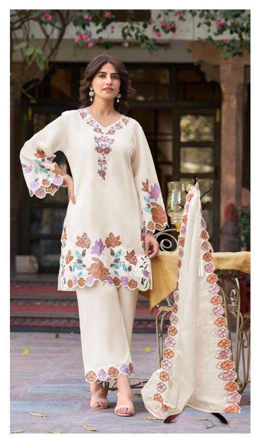 CS 198 BY DEEPSY DESIGNER EMBROIDERY WORK ROMAN SILK READYMADE SUITS ARE AVAILABLE AT WHOLESALE PRICE