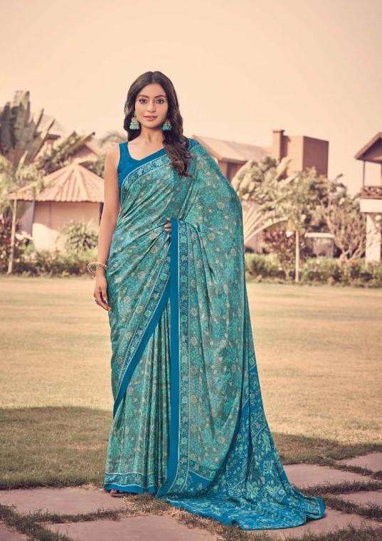 HERITAGE SILK VOL-12 SERIES 89406 TO 89423 SAREE BY VIPUL DESIGNER PRINTED FANCY SAREES ARE AVAILABLE AT WHOLESALE PRICE