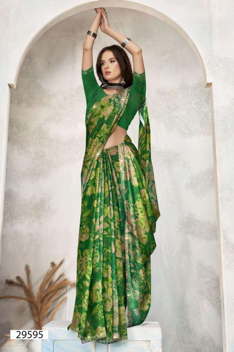 MADELYN VOL-2 SERIES 29591 TO 29496 SAREE BY VALLABHI PRINTS DESIGNER PRINTED CHIFFONE SAREES ARE AVAILABLE AT WHOLESALE PRICE