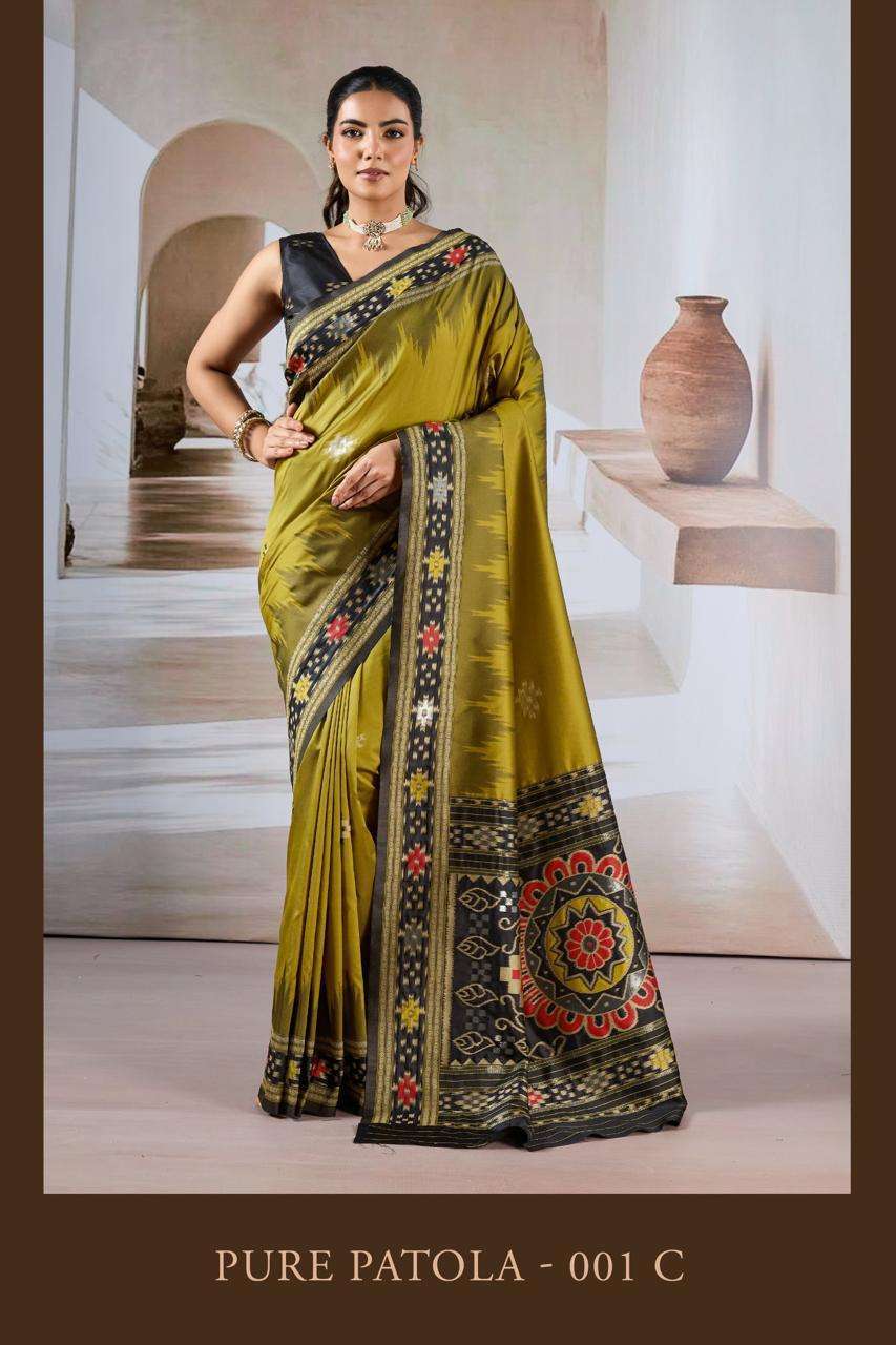 PURE PATOLA SERIES 1001 TO 1006 SAREE BY RAJTEX DESIGNER HANDLOOM SILK SAREES ARE AVAILABLE AT WHOLESALE PRICE