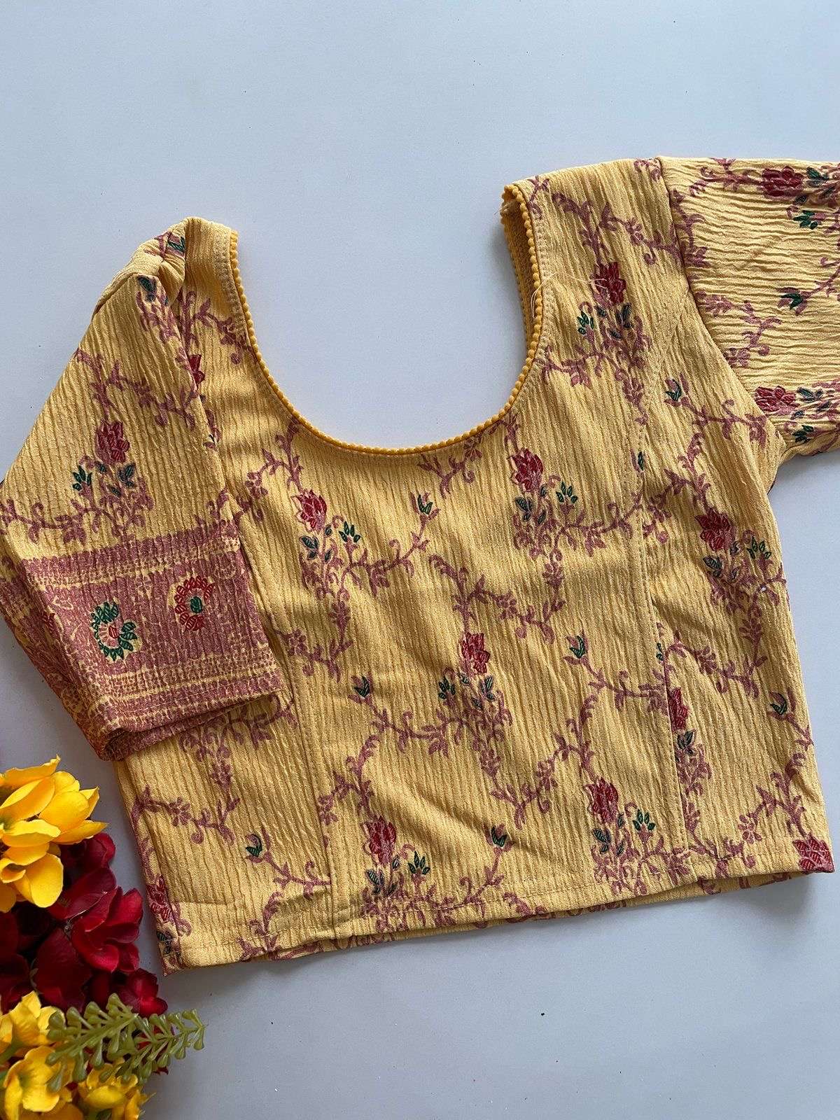READYMADE BLOUSE SERIES 207 DESIGNER COTTON STRATCHABLE READYMADE BLOUSES ARE AVAILABLE AT WHOLESALE PRICE