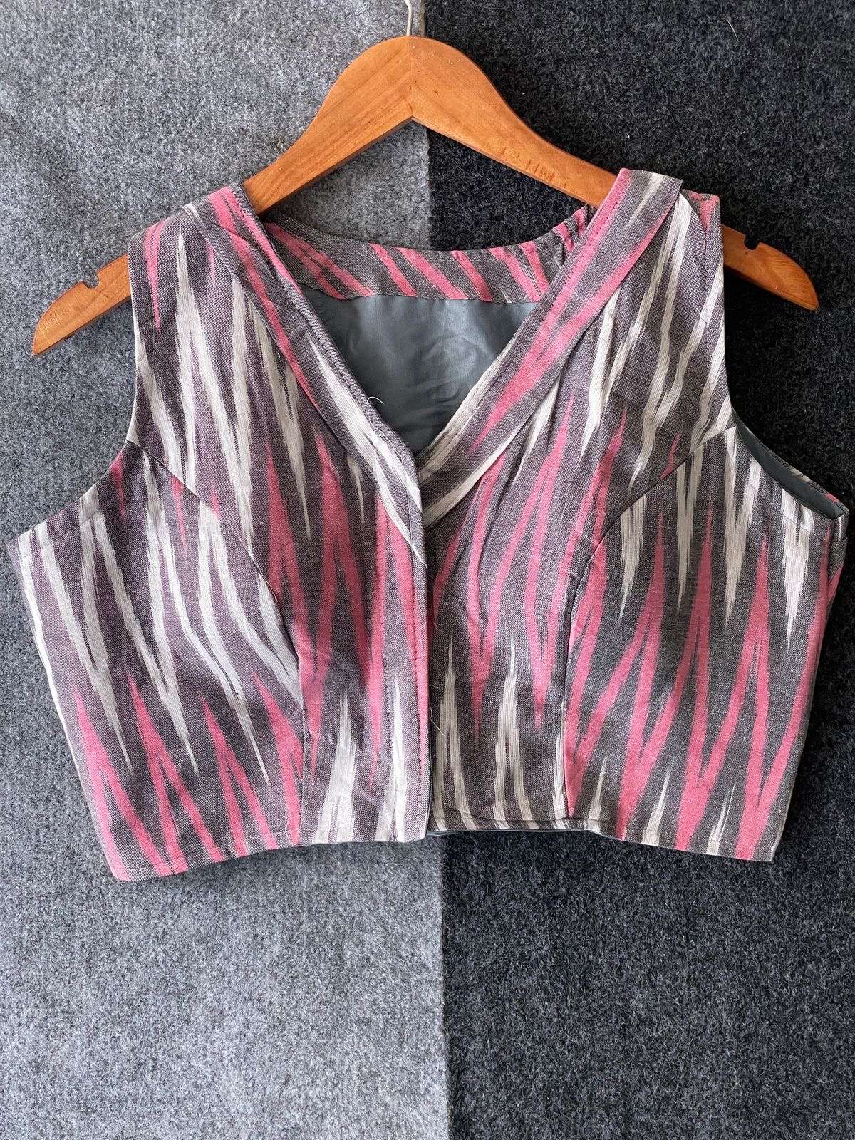READYMADE BLOUSE SERIES 209 DESIGNER IKKAT HANDLOOM COTTON READYMADE BLOUSES ARE AVAILABLE AT WHOLESALE PRICE