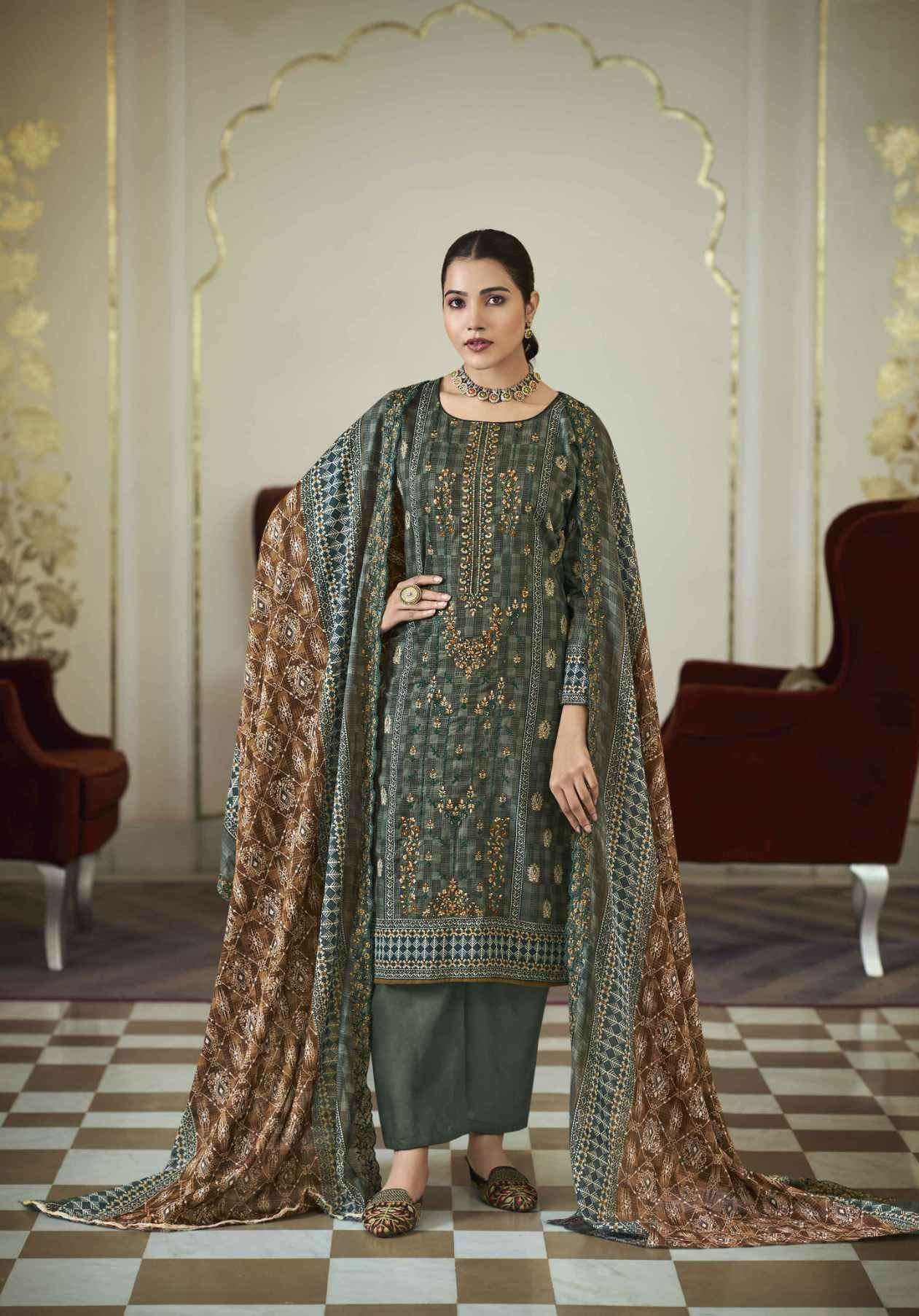 BIN SAEED HITLIST SERIES 401 TO 406 BY RINAZ ARTS DESIGNER PRINTED AND EMBROIDERY WORK LAWN COTTON SUITS ARE AVAILABLE AT WHOLESALE PRICE 