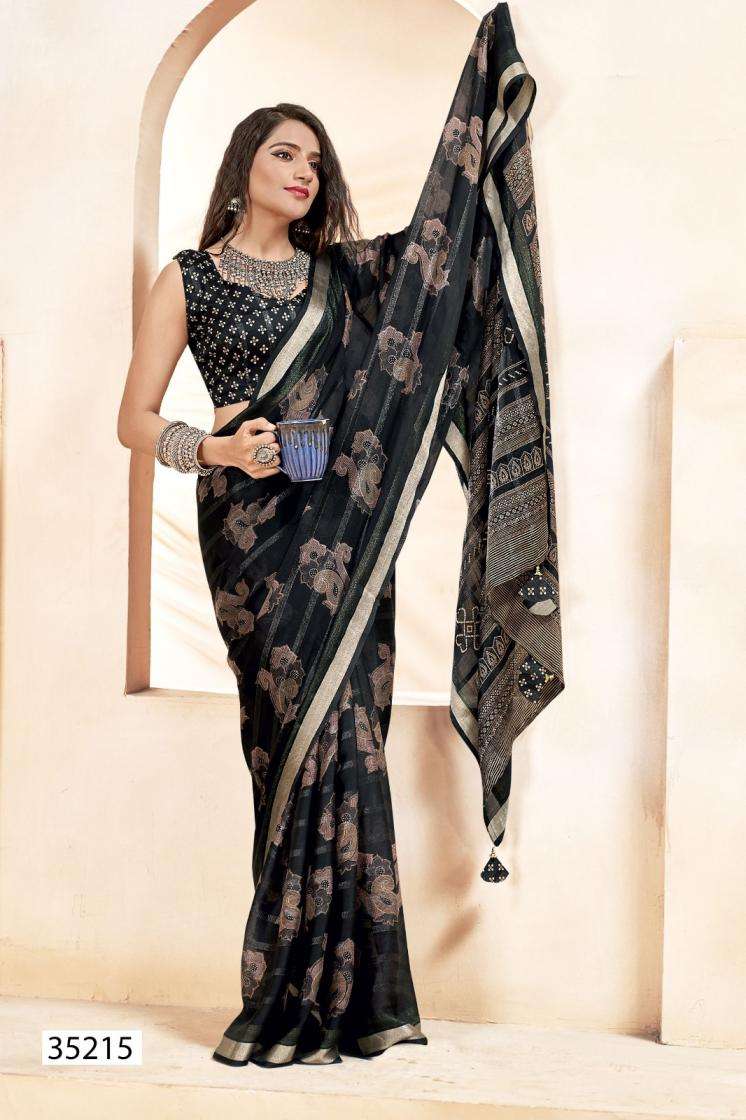 AGNIJA VOL-2 SERIES 35211 TO 35216 SAREE BY VALLABHI PRINTS DESIGNER PRINTED MOSS GEORGETTE SAREES ARE AVAILABLE AT WHOLESALE PRICE