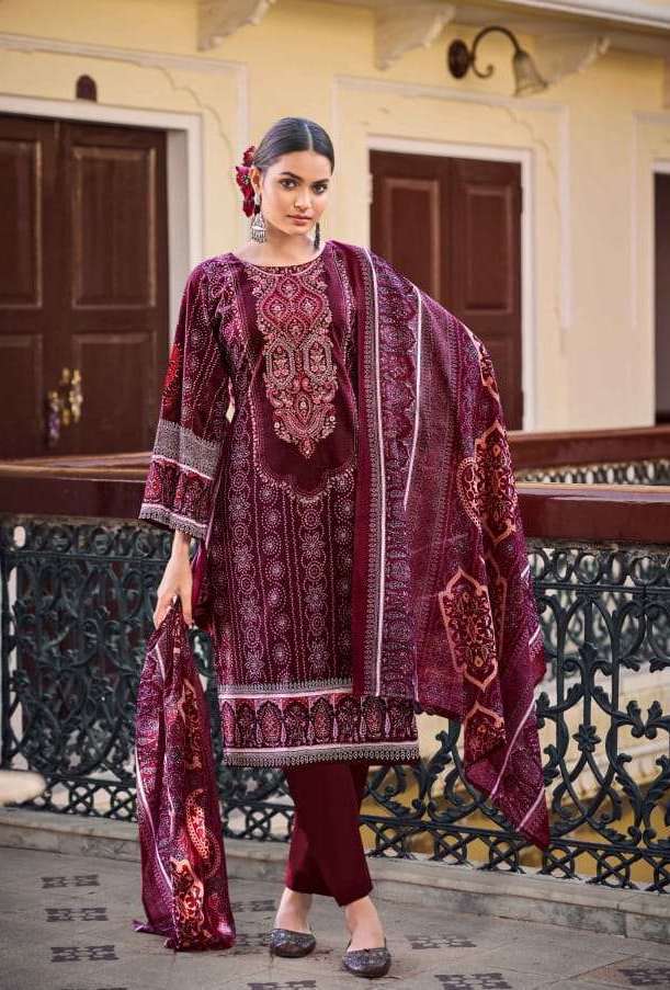 MUSAFIR VOL-29 SERIES 1001 TO 1008 BY RINAZ ARTS DESIGNER DIGITAL PRINTED AND WORK COTTON READYMADE SUITS ARE AVAILABLE AT WHOLESALE PRICE